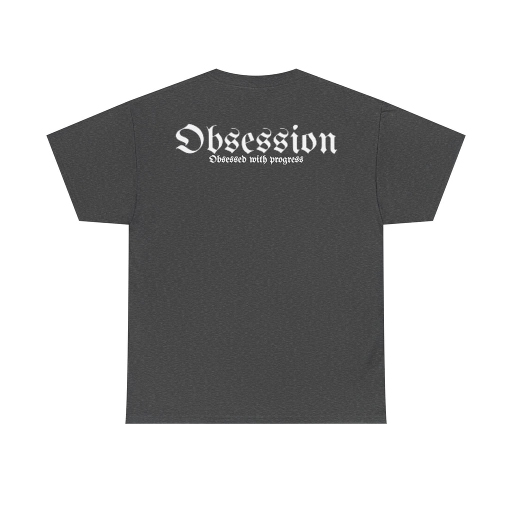 Women's heavy obsessed with progress t shirt