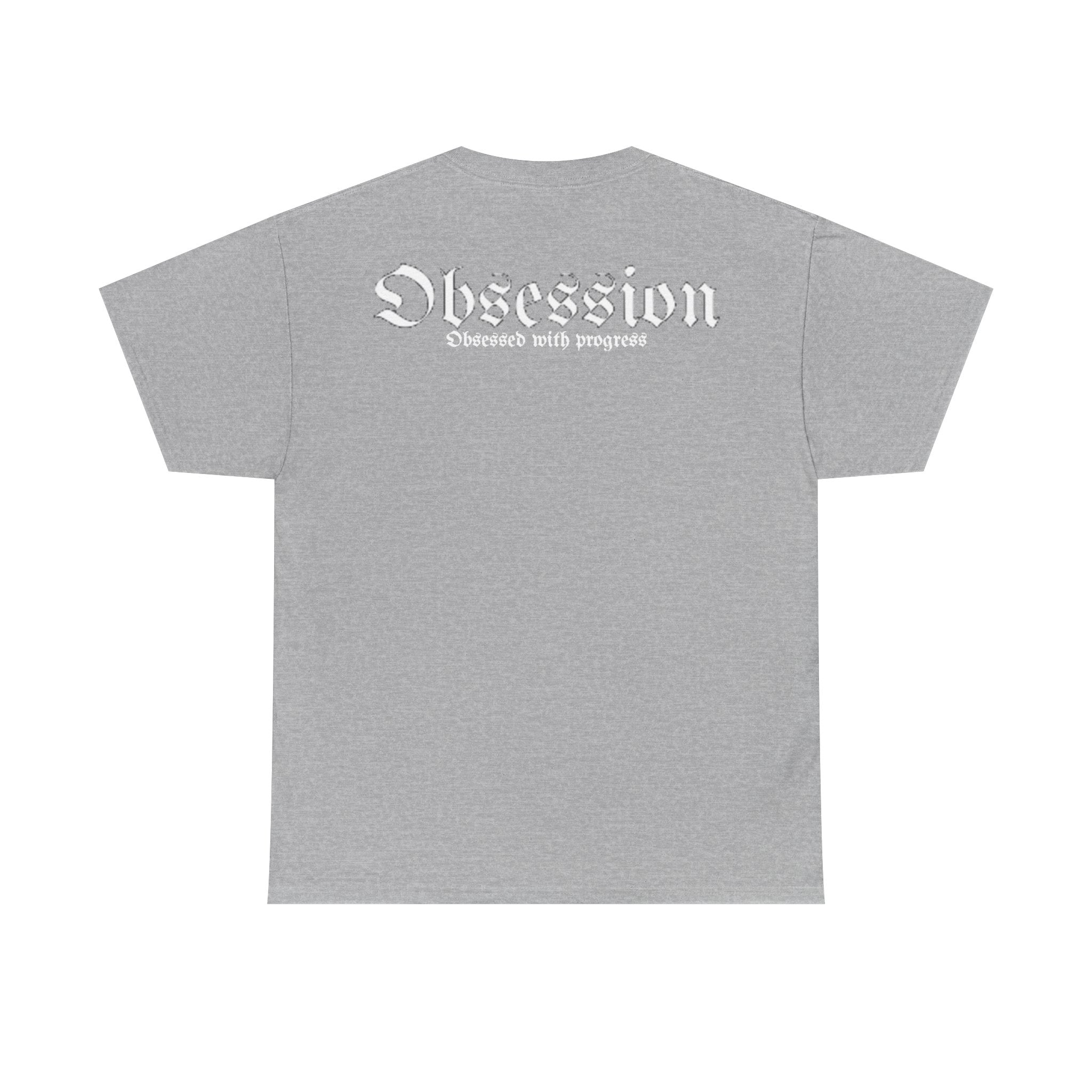 Women's heavy obsessed with progress t shirt