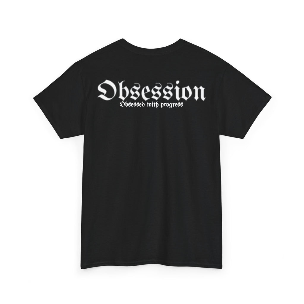 Women's heavy obsessed with progress t shirt
