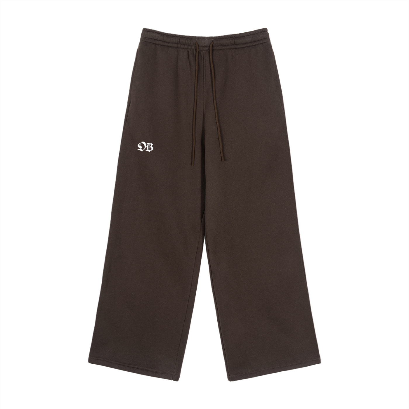 Men's Fleece Drawstring Straight-Leg Sweatpants