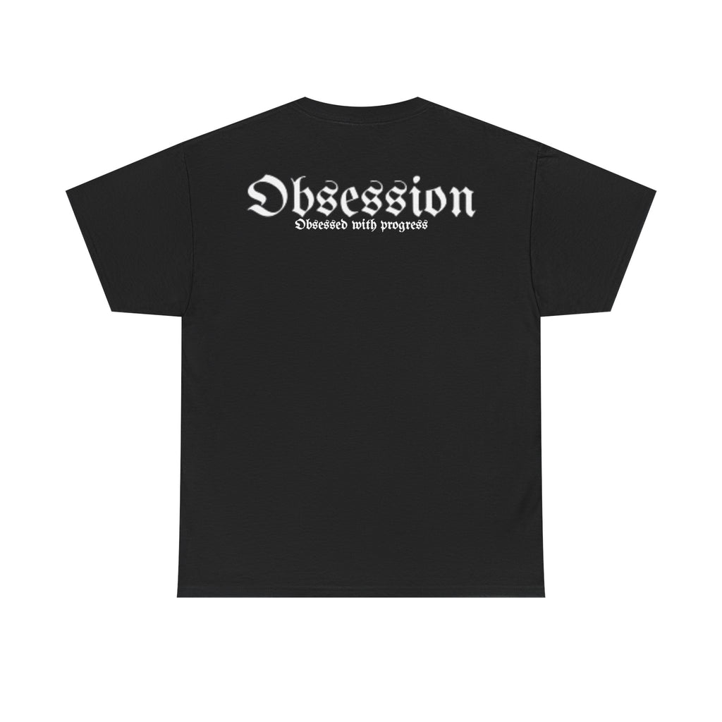 Women's heavy obsessed with progress t shirt