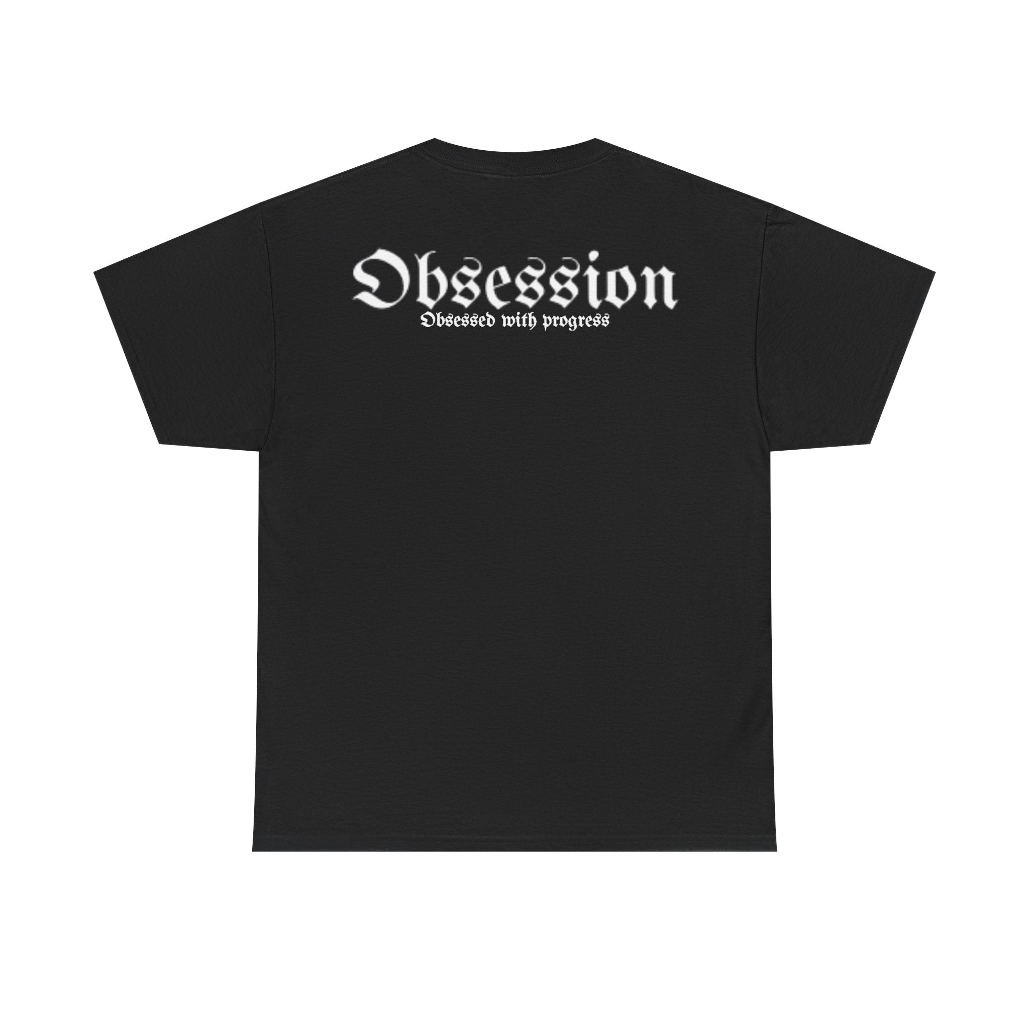 Women's heavy obsessed with progress t shirt