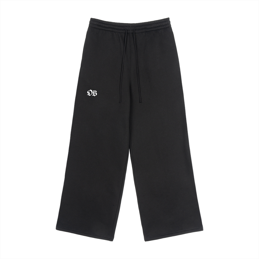 Men's Fleece Drawstring Straight-Leg Sweatpants