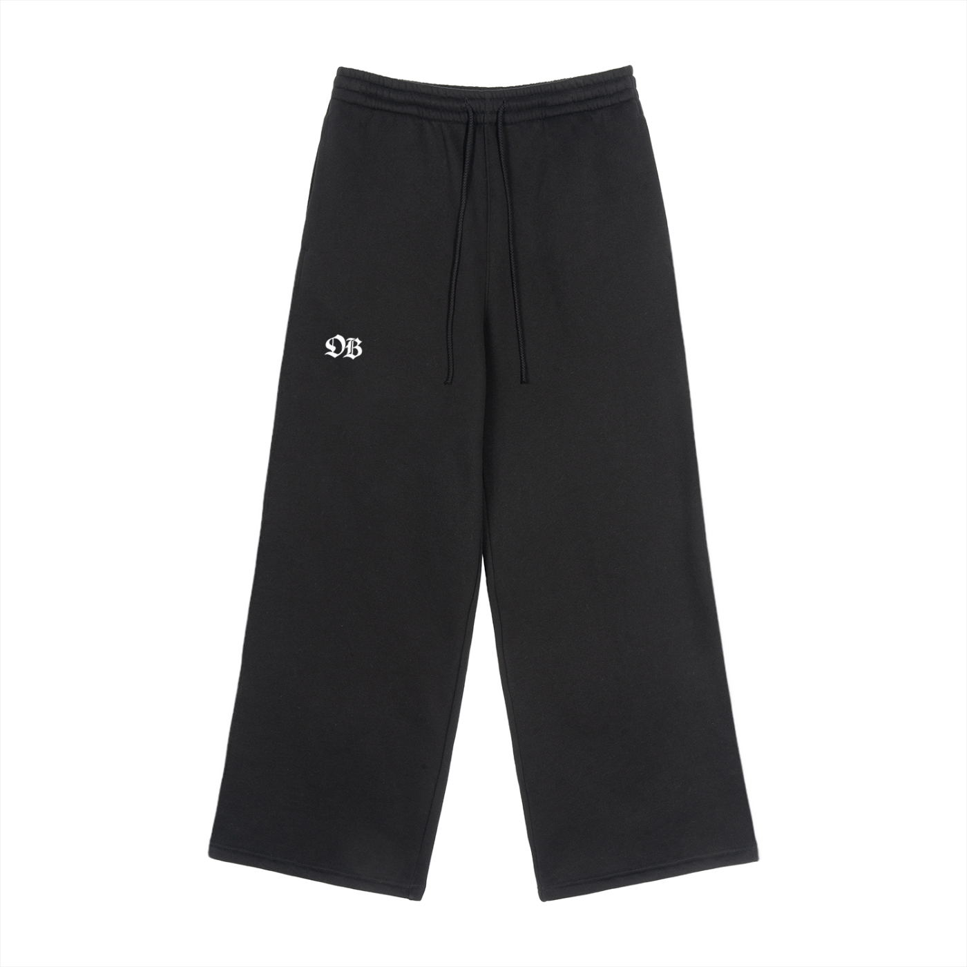 Men's Fleece Drawstring Straight-Leg Sweatpants
